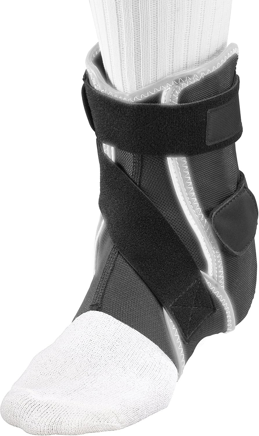MUELLER Sports Medicine HG80 Premium Hard Shell Ankle Brace, B/G, SM, Left Ankle