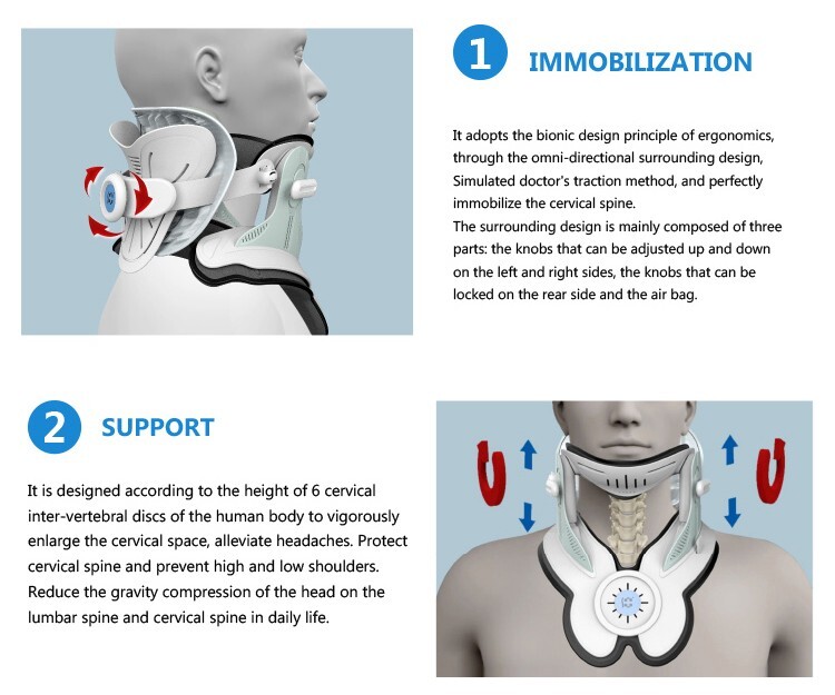 Medical Cervical Spondylosis Dizziness Neck Ache Treatment Neck Traction Brace