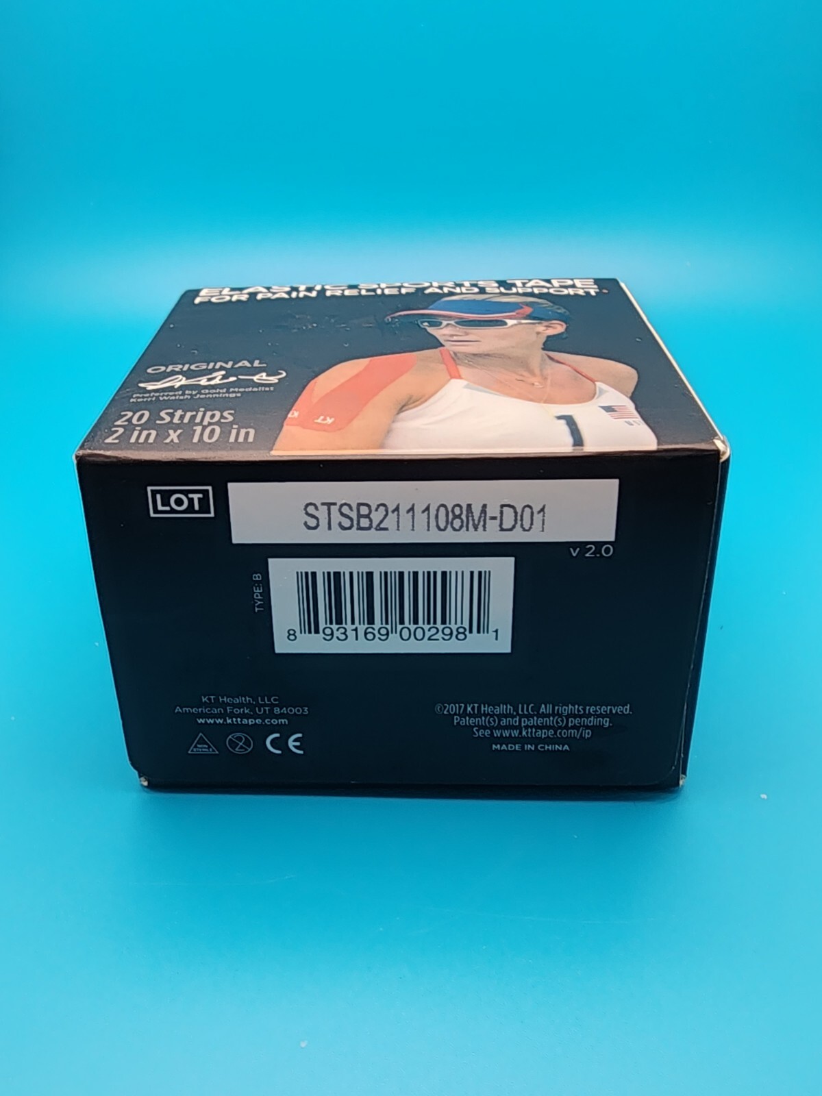 KT Tape Kinesiology Therapeutic Tape Original 20 Pre Cut 10″ Strips – Beige