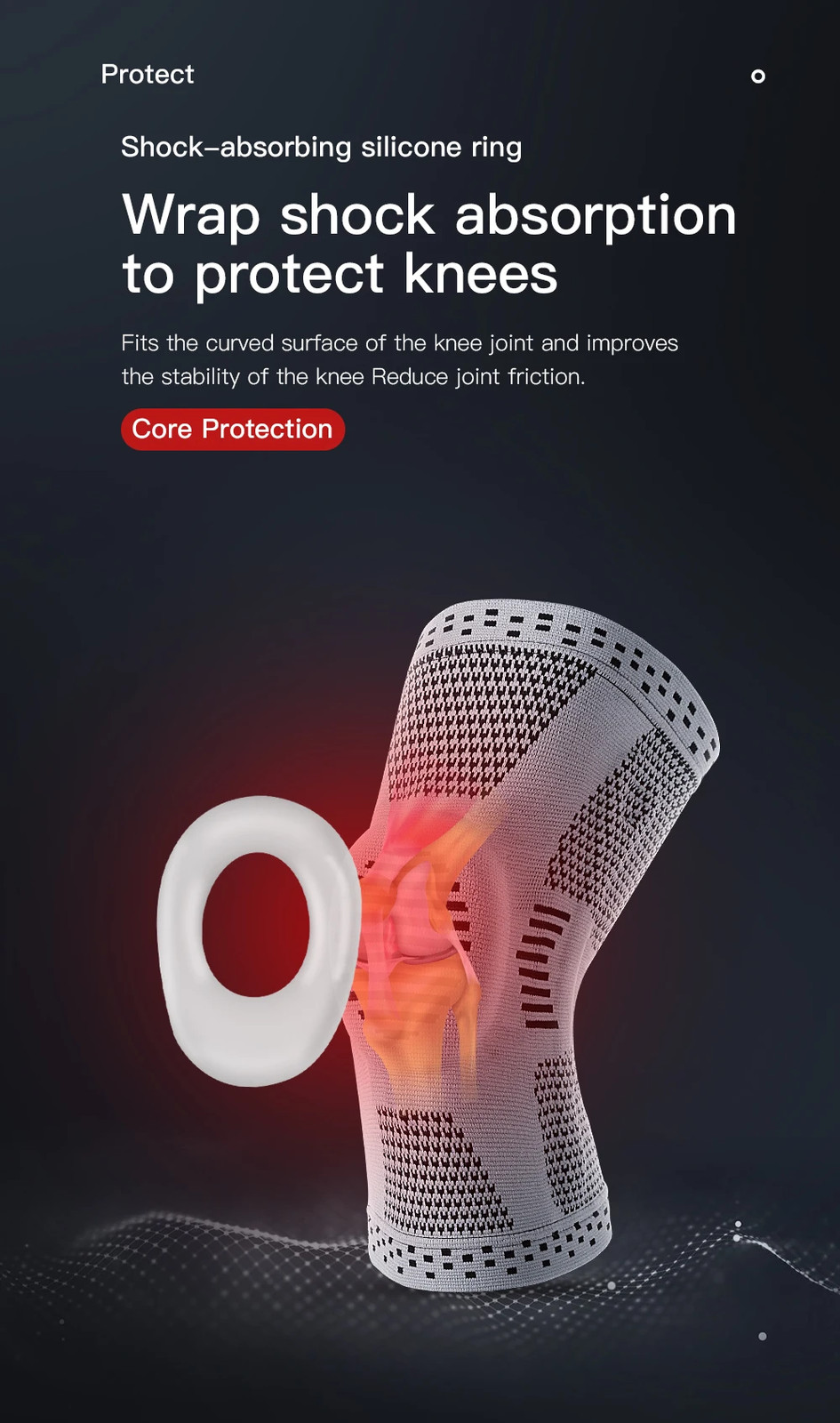 Orthopedic Knee Brace Support Patella Protector Adjustable Meniscus Ligament Pad