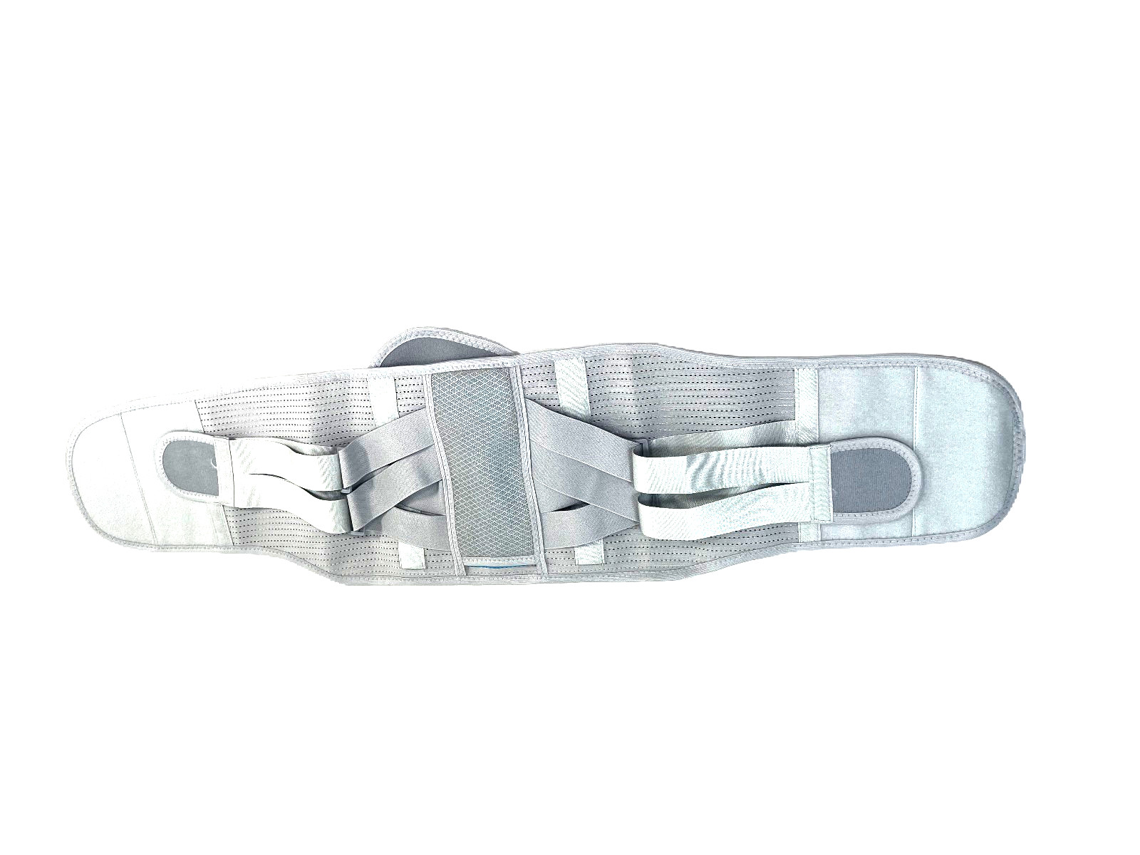 Ozerty Support Adjustable Lumbar Lower Back Brace Support Belt -Grey size 8