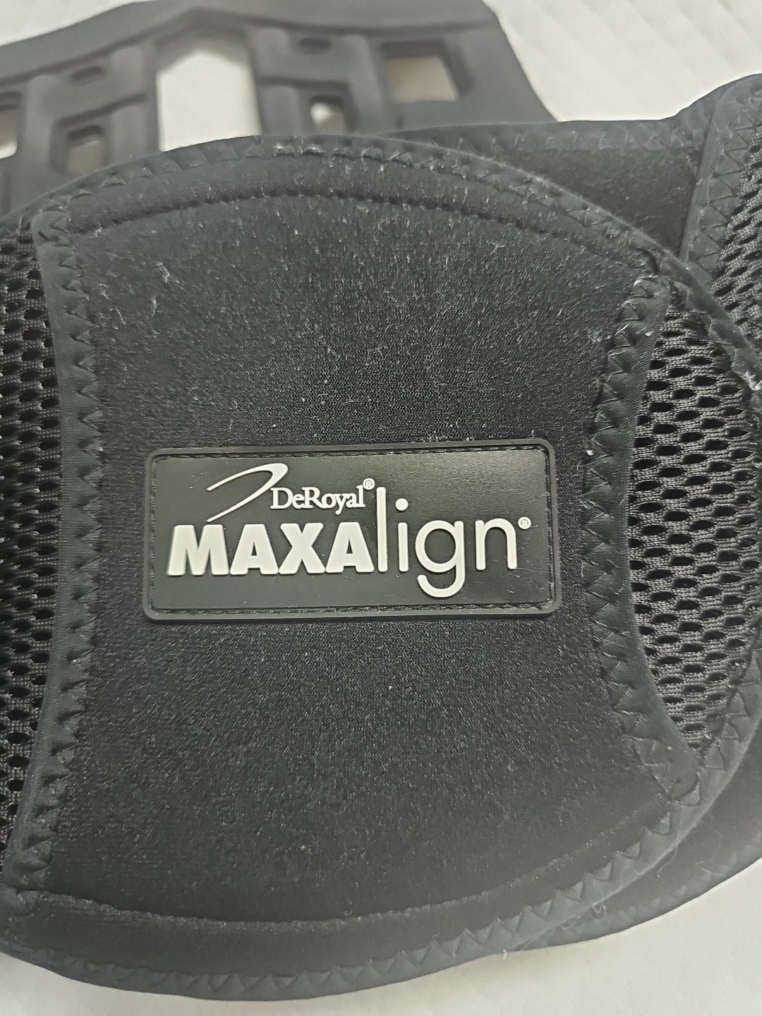 DeRoyal MAXAlign Dual Boa-Coiler Adjustable Lumbar Back Brace Black EXCELLENT