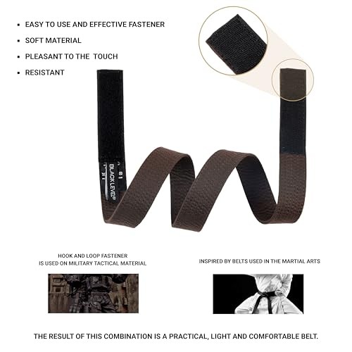 Buckle-Free Belt | Men and Women | Metal-Free Belt 4XL (46” – 47” waist) Black