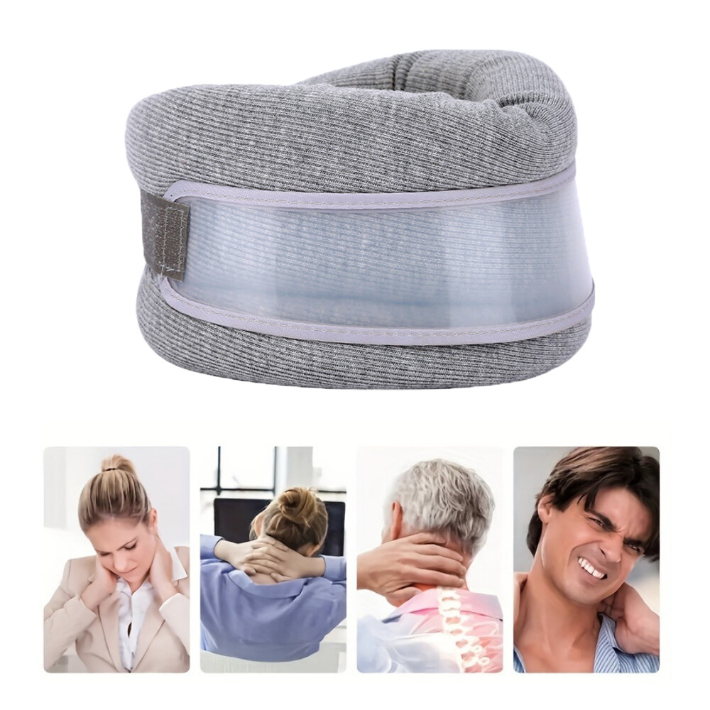 Cervical Neck Traction Device Collar Brace Support Pain Relief Sleeping Travel