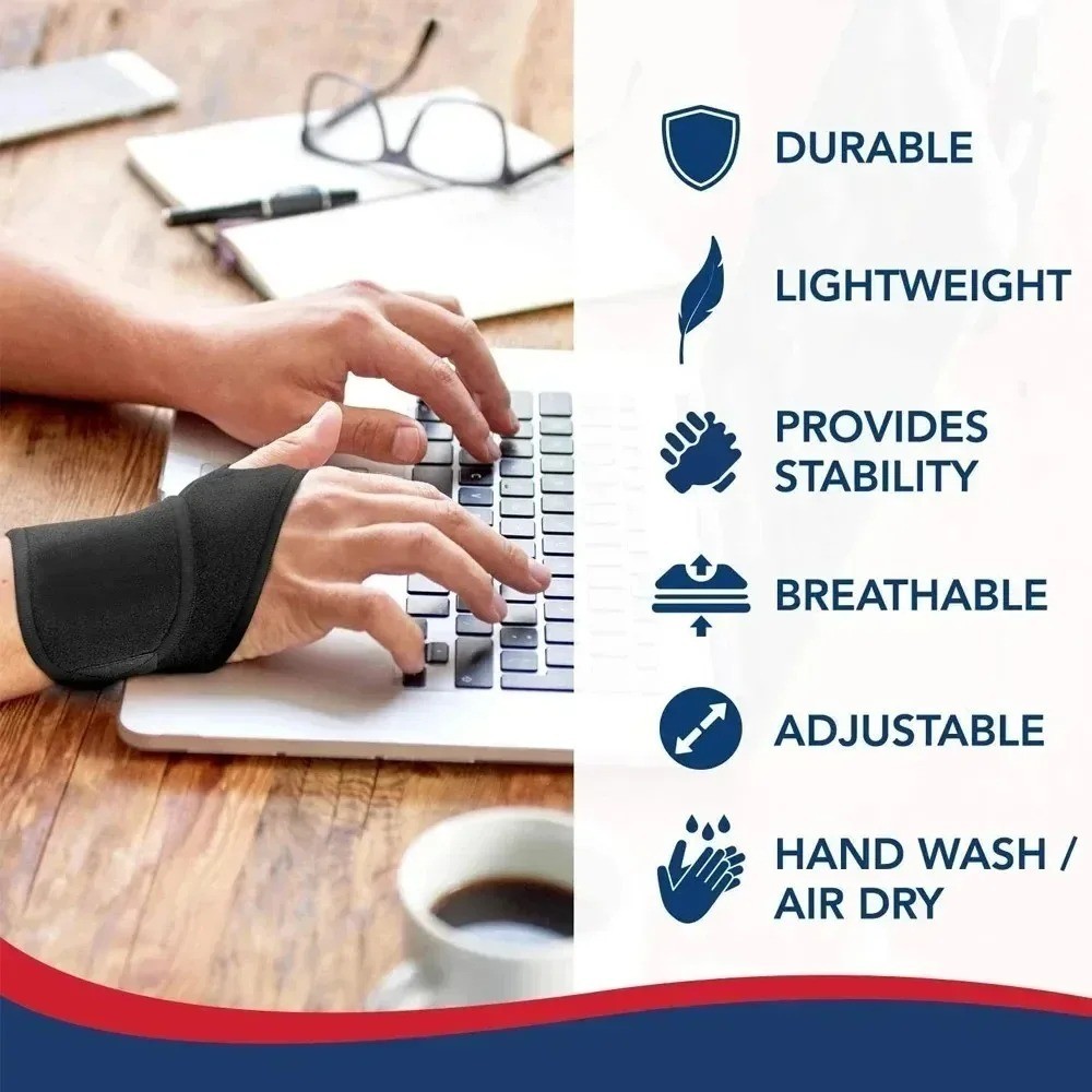 Adjustable Wrist Brace Support Carpal Tunnel Arthritis Pain Relief 1-2pcs