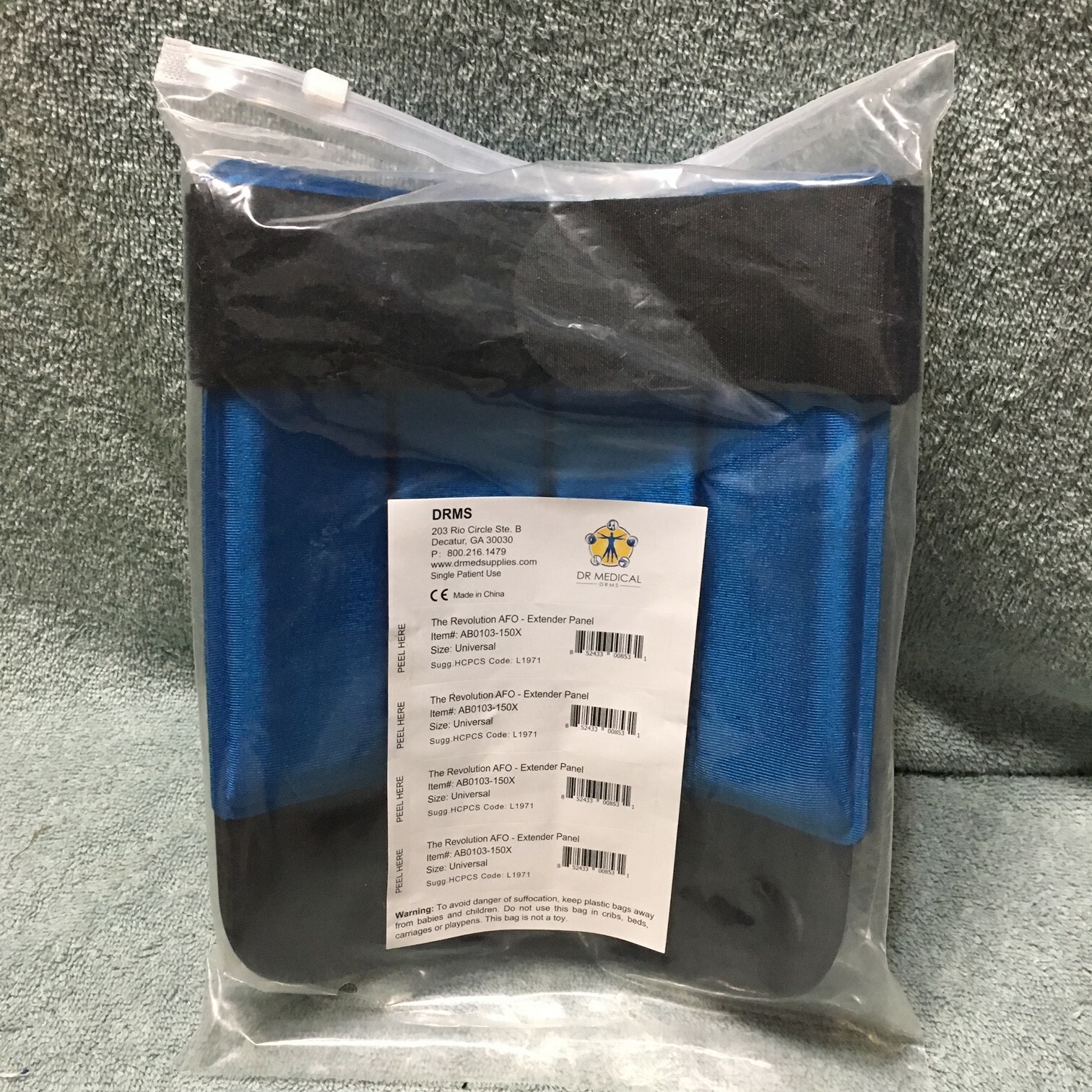 DR. Medical The Revolution AFO-Extender Panel …Universal…Code: L1971