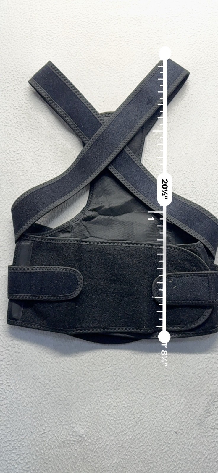 Selbite Adjustable Back Posture Corrector Brace L Neoprene/Polyester Blend 111B