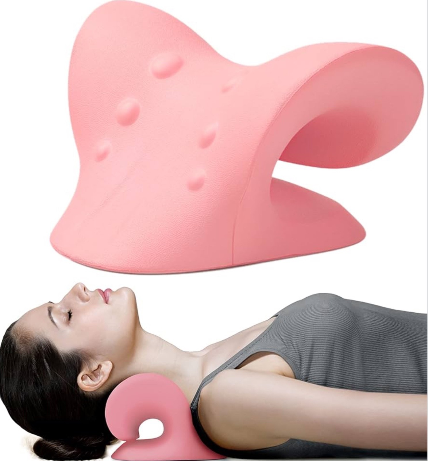 Neck and Shoulder Relaxer, Cervical Traction Device -New Open box