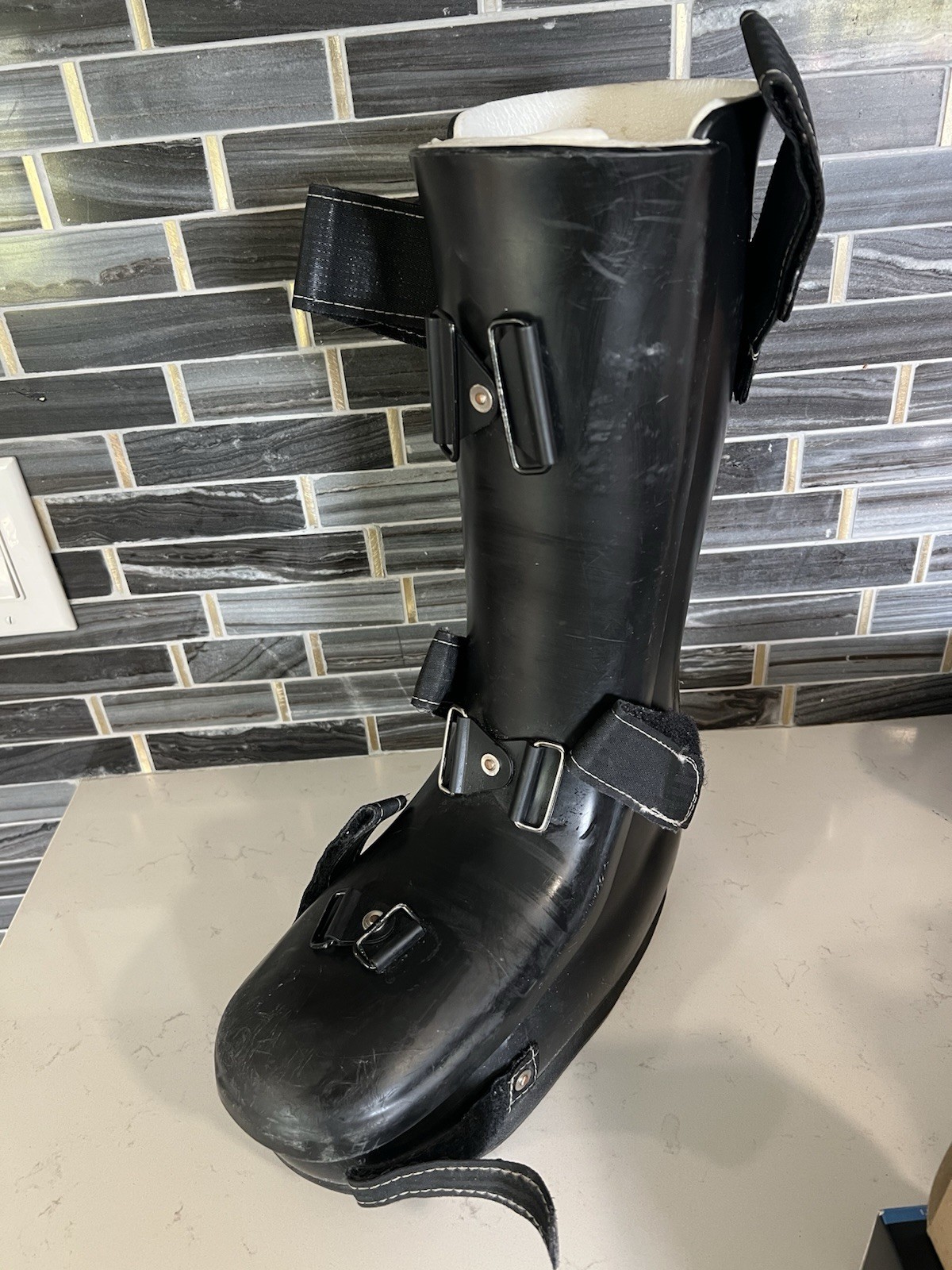 Custom AFO Walking Boot Right Foot Brace See Photos For Measurements And Details