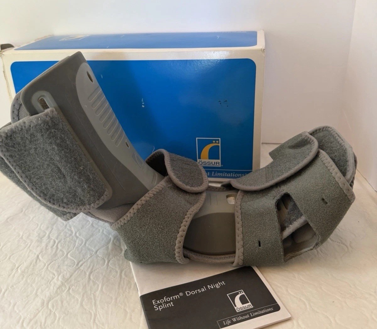 Ossur Exoform Dorsal Night Splint Grey Size Large Unisex W-50087 Preowned, Clean