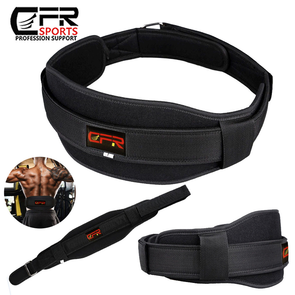 Adjustable Lumbar Support Lower Waist Back Waist Belt Brace Pain Gym Men Women @