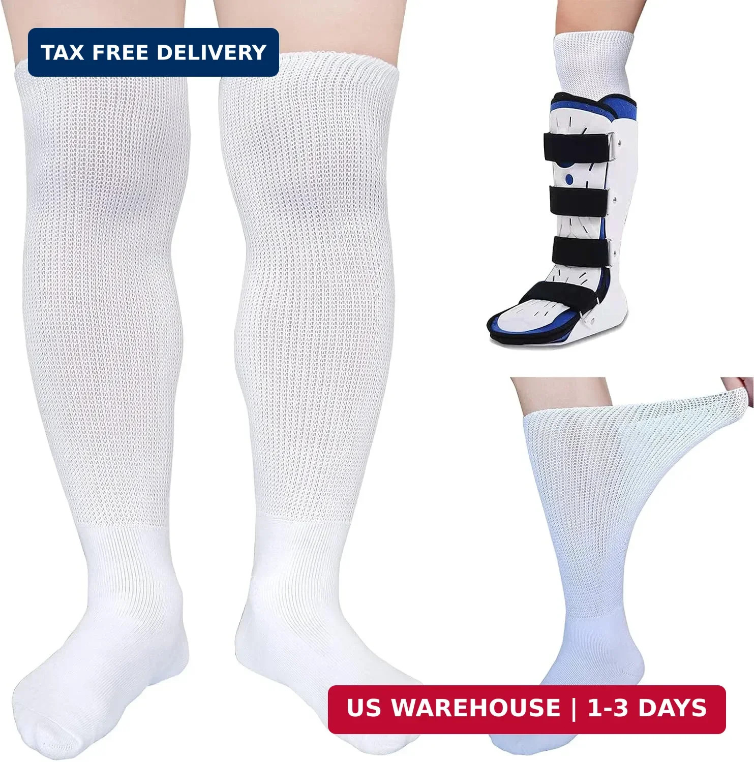 Replacement Sock for Air cast Walking Boot Walker Brace for Men Women | Air Cam
