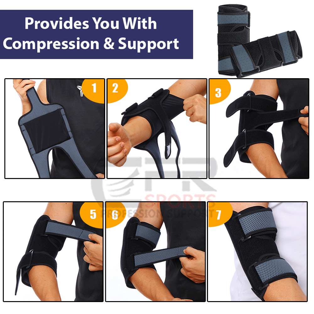 Elbow Splint Elbow Brace Cubital Tunnel Ulnar Nerve Sprains Support Tendonitis