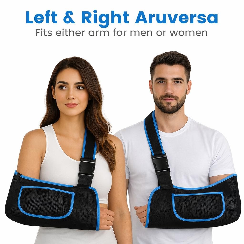 Arm Sling, Lightweight & Breathable Medical Sling with Adjustable Shoulder St…