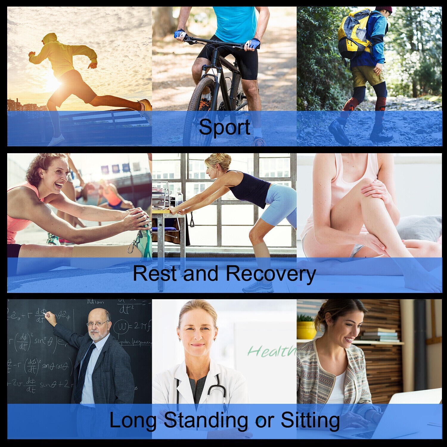 1/3Pairs Open Toe Toeless Compression Socks(20-30Mmhg) for Men and Women Support