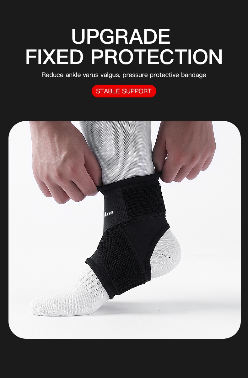 Adjustable Strap Ankle Support Brace Compression Sleeve Foot Brace Stabilizer