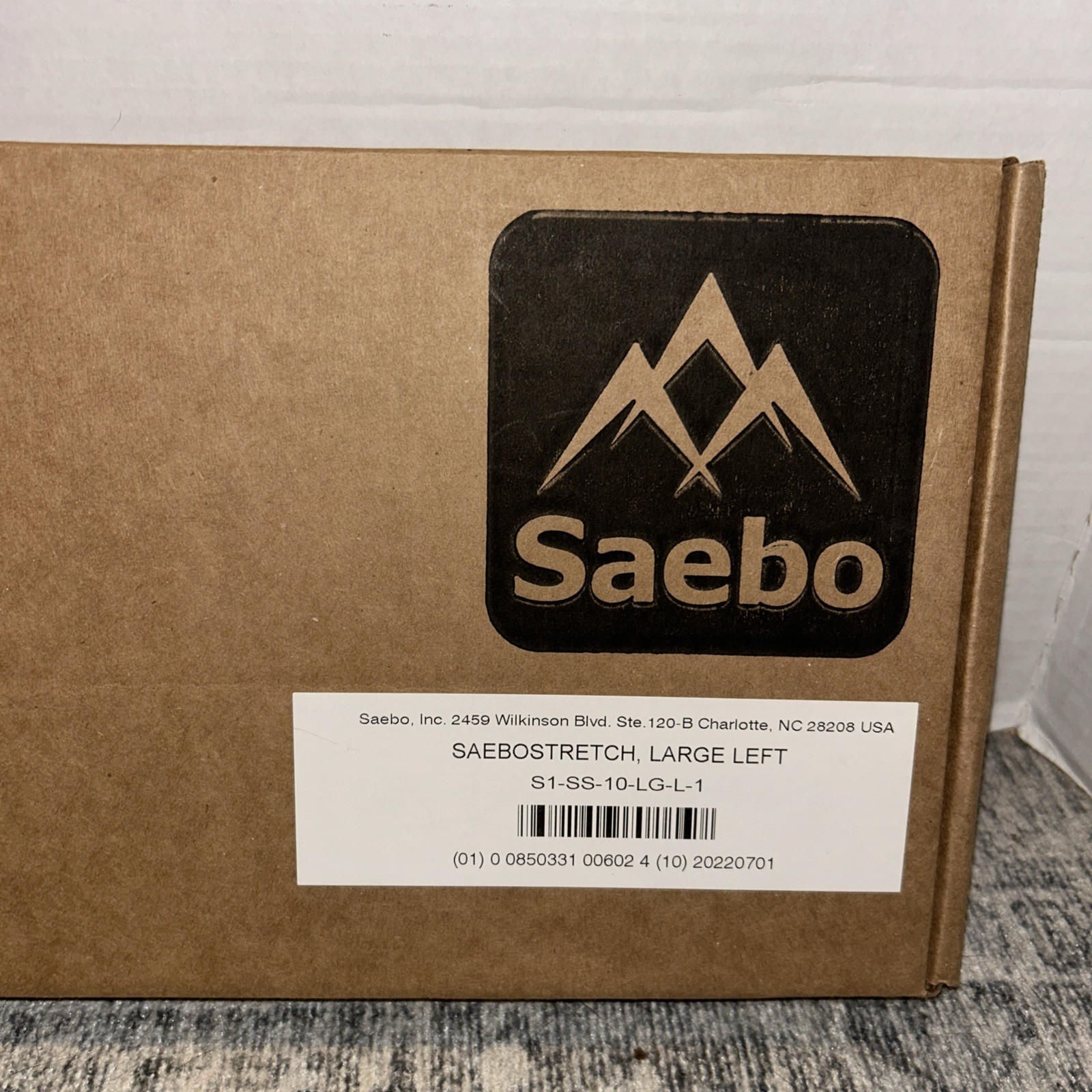 Saebo Stretch Dynamic Resting Hand Splint Stabilizer LEFT Saebostretch Large