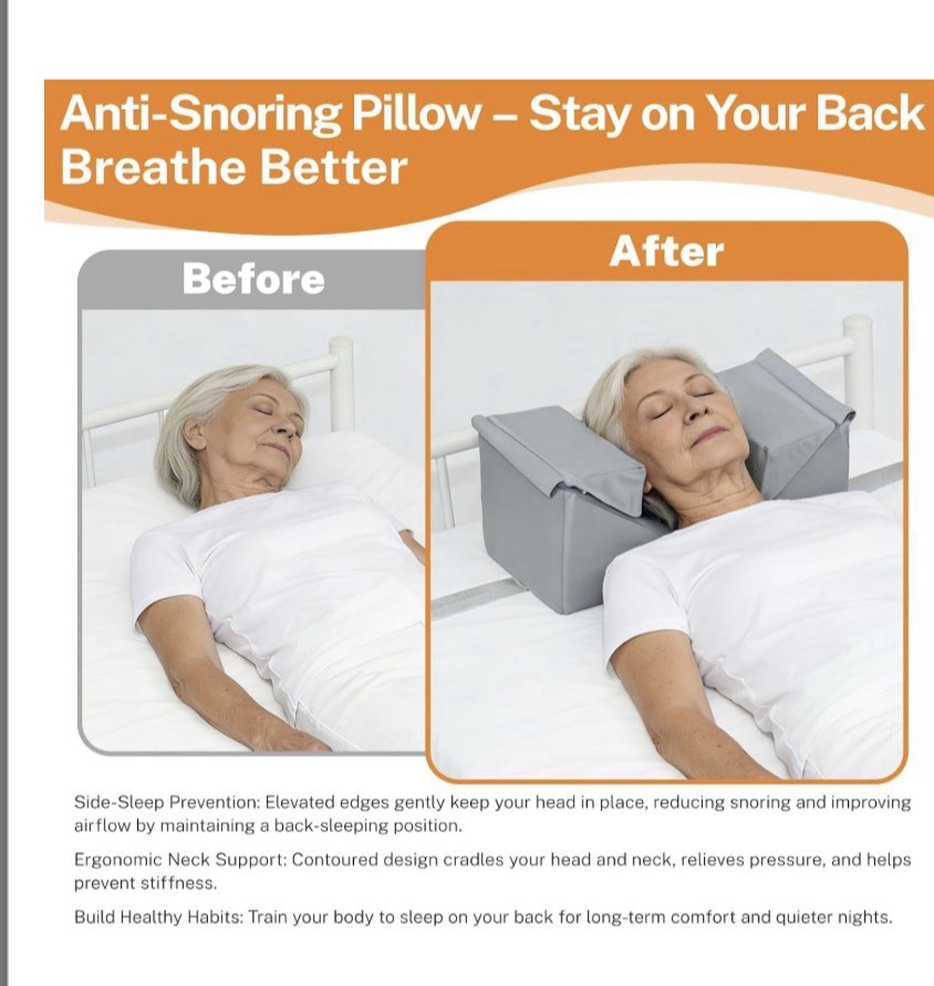ANBANREY Neck Stabilizer Head Positioning Pillow Adjustable Support Strap