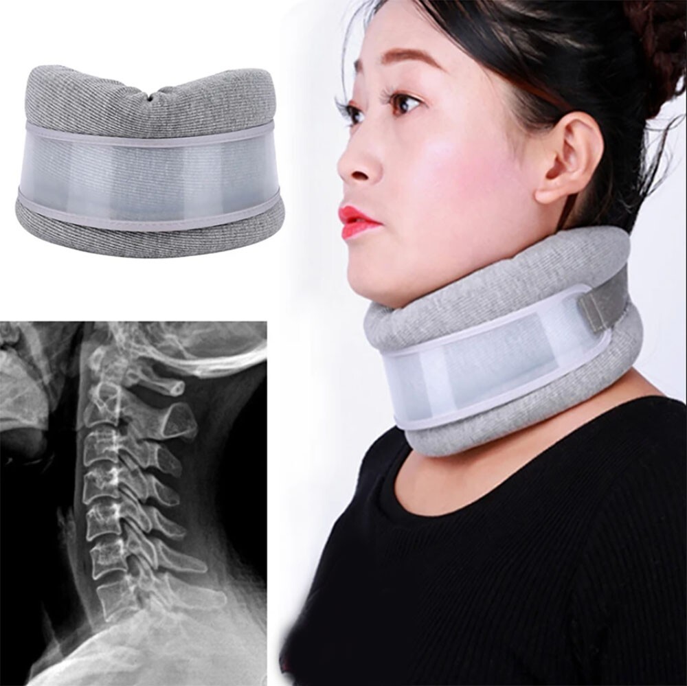 Adjustable Neck Brace Support Collar Cervical Head Traction Device Pain Relief
