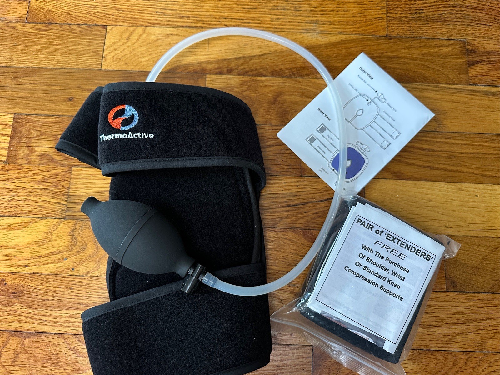 ThermoActive Knee Support Compression Therapy #6022 No Extra Pad