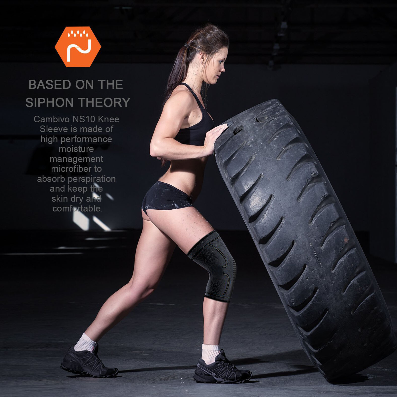 Knee Sleeves (Pair) – Excellent Support, Warmth, Compression, Injury Prevention