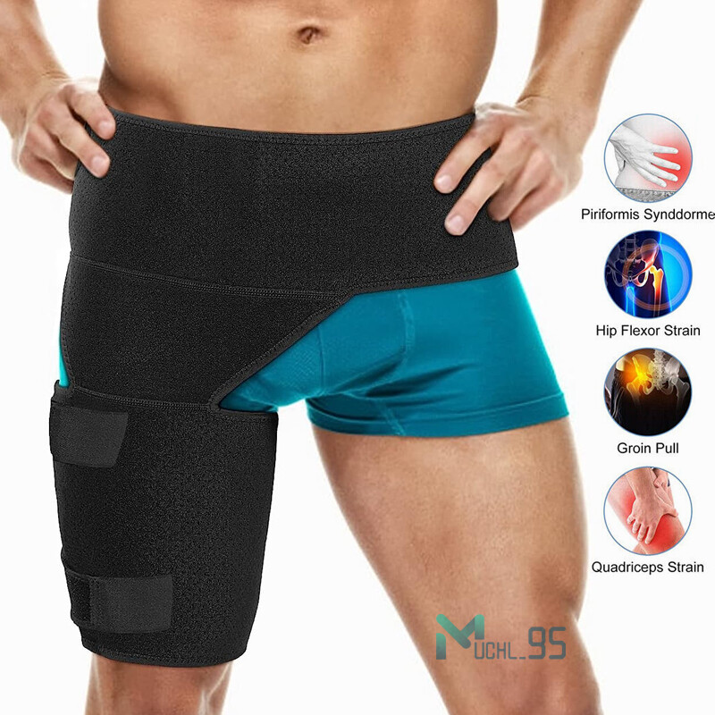 Hip Brace – Compression Groin Support Wrap for Sciatica Pain Relief Thigh Sleeve