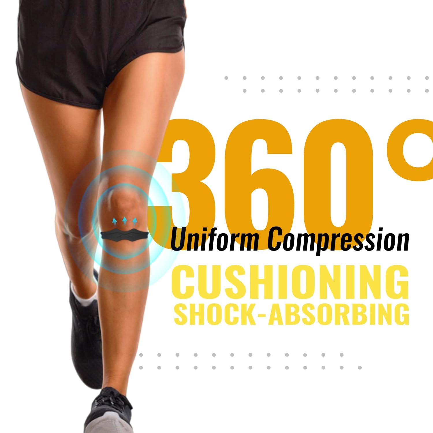 Soporte de rótula con correa para la rodilla: banda para la rodilla para la rótu