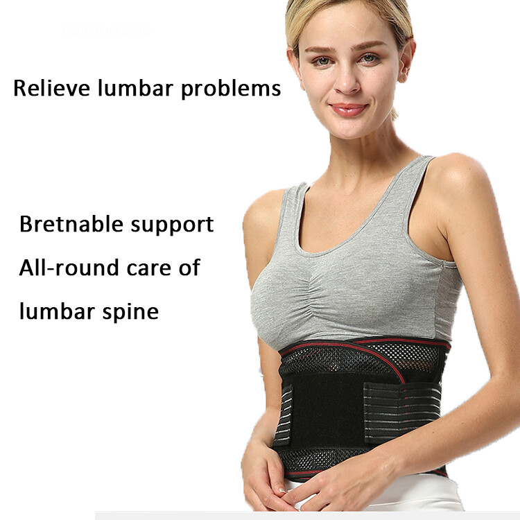 High Quality Adjustable Back waist Support lumbar belt for back pain relief