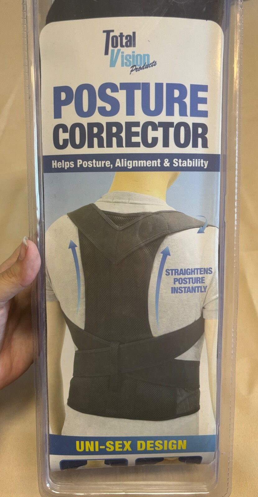 Total Vision XXL 36-38” Waist Posture Corrector Open Box