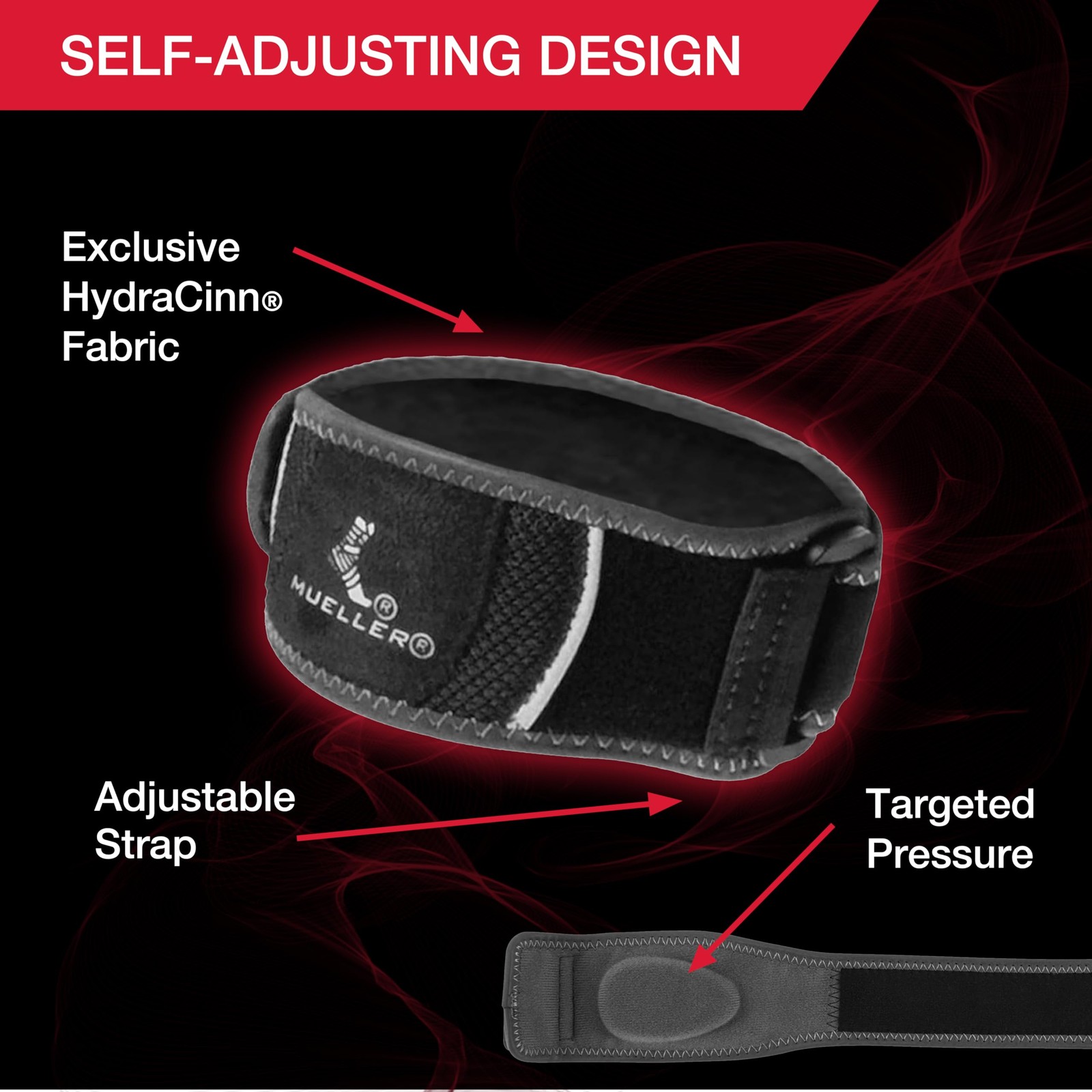 MUELLER Sports Medicine Hg80 Premium Tennis Elbow Large/X-Large, Black