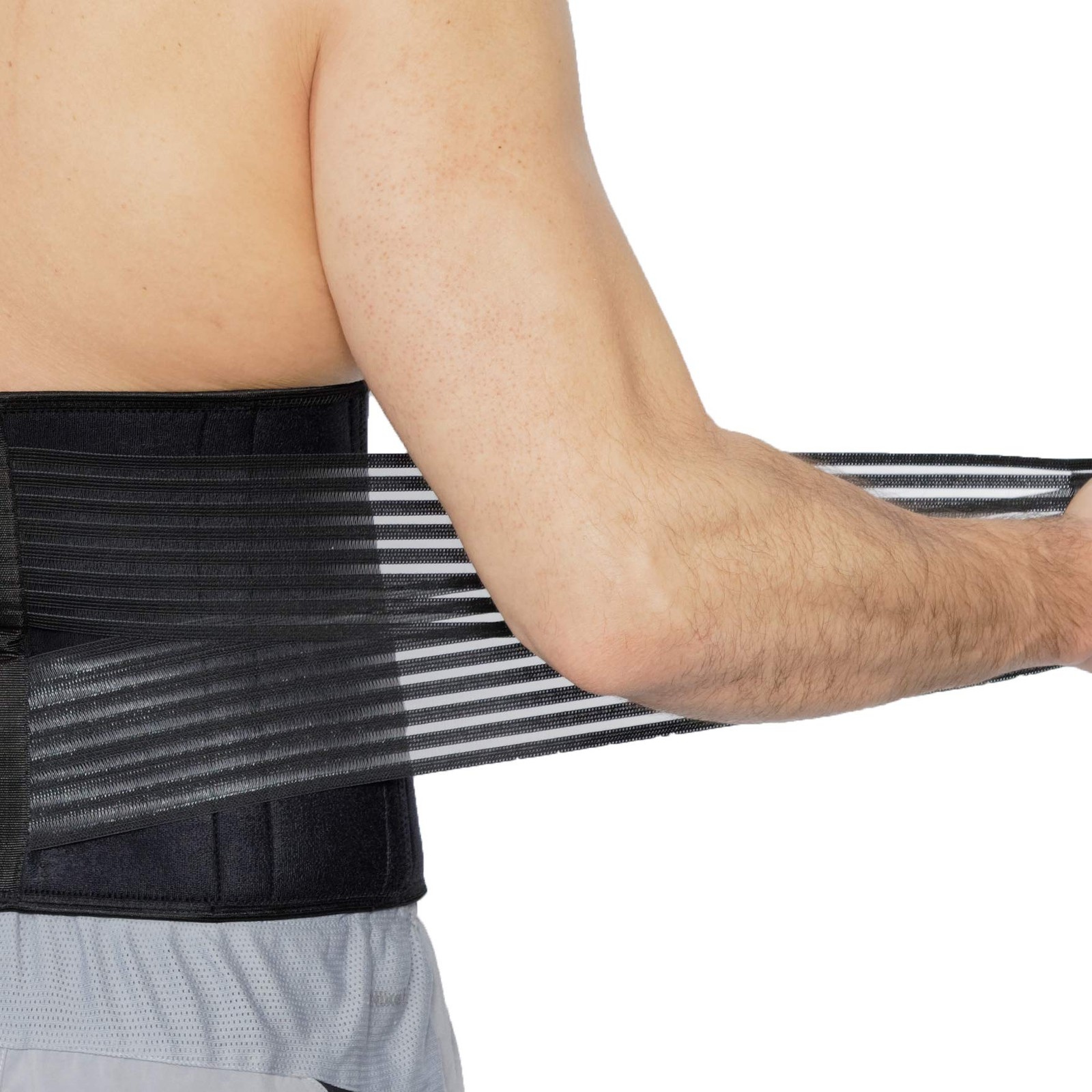 NeoTech Care Neoprene Back Brace for Men or Women – Adjustable & 3XL, Blue