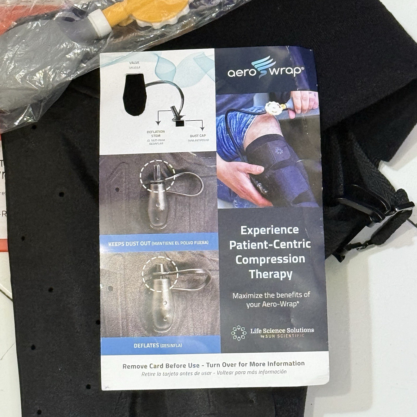 Sun Scientific aero Wrap Thigh Compression System – Size: Small Right Thigh