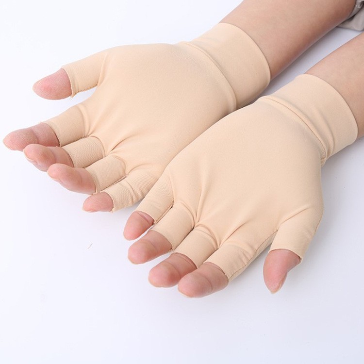 Arthritis Compression Gloves Fingerless Hand Support for Pain Relief US Seller