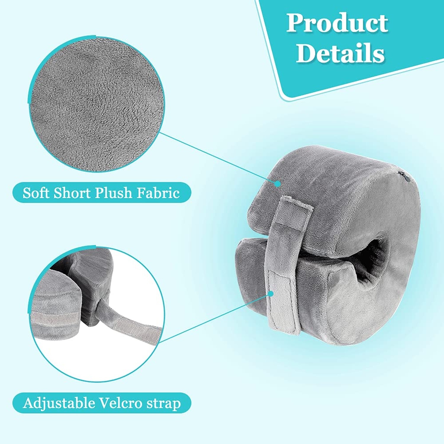 Foot Support Pillow Heel Protectors Foot Cushion for Pressure Sores Ulcer Ank…