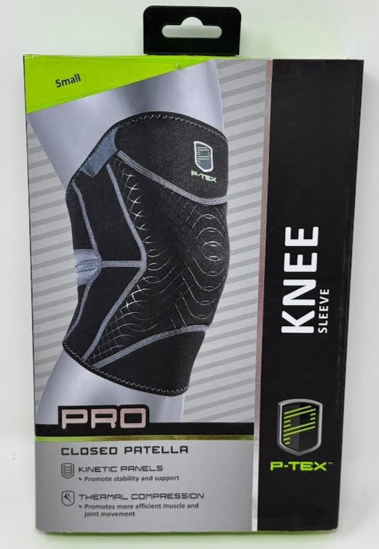 P-TEX ‘ PRO KNEE SLEEVE ‘ SMALL ” P-TEXK201 ” CLOSED PATELLA