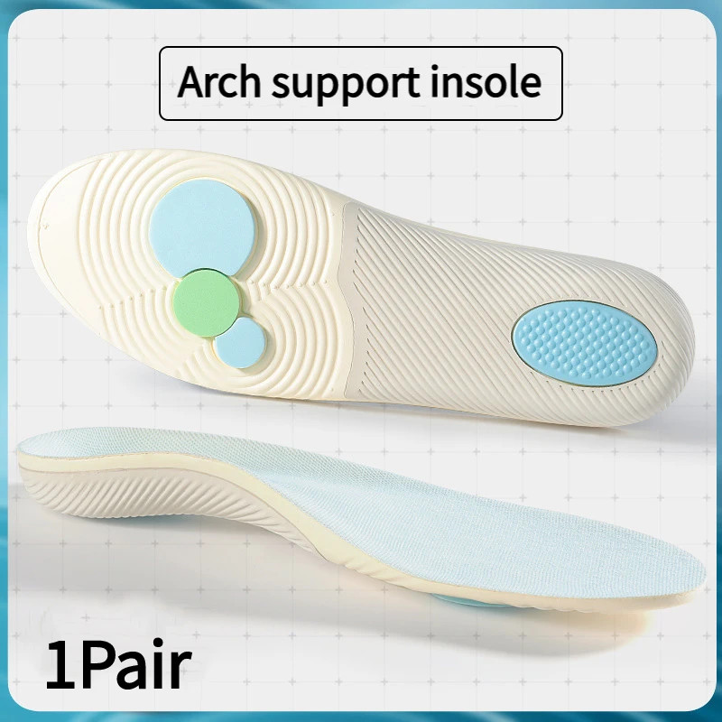 1 pair arch support Plantar fasciitis insoles Soft sole shock-absorbing sports s