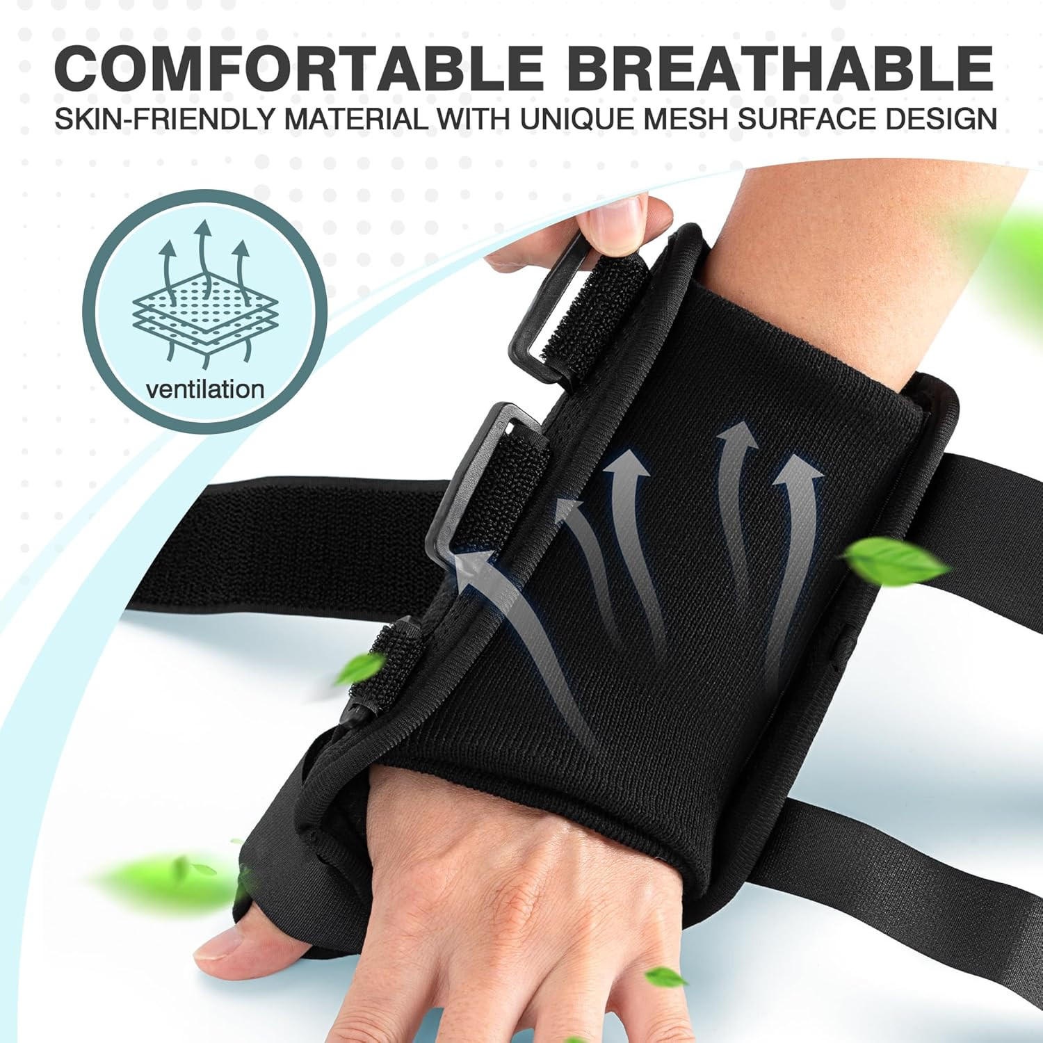 Wrist and Thumb Splint for De Quervain’s, Tendonitis, and Arthritis Left, Medium