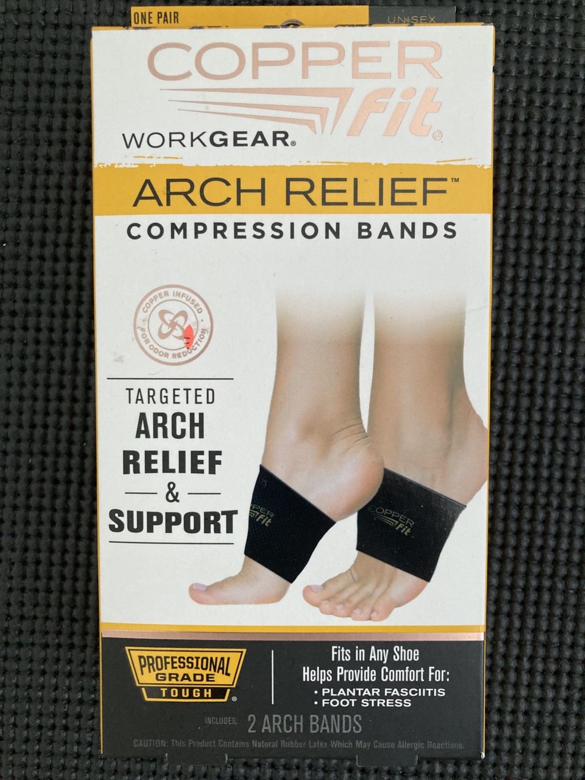 COPPER Arch Relief Compression Bands 2-pack (4 bands total)