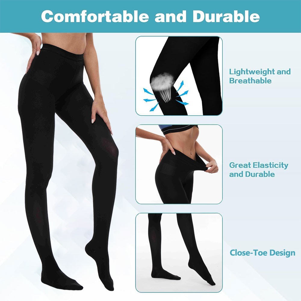 Men Women 20-30mmHg Compression Pantyhose Medical Stockings Varicose Veins Hose