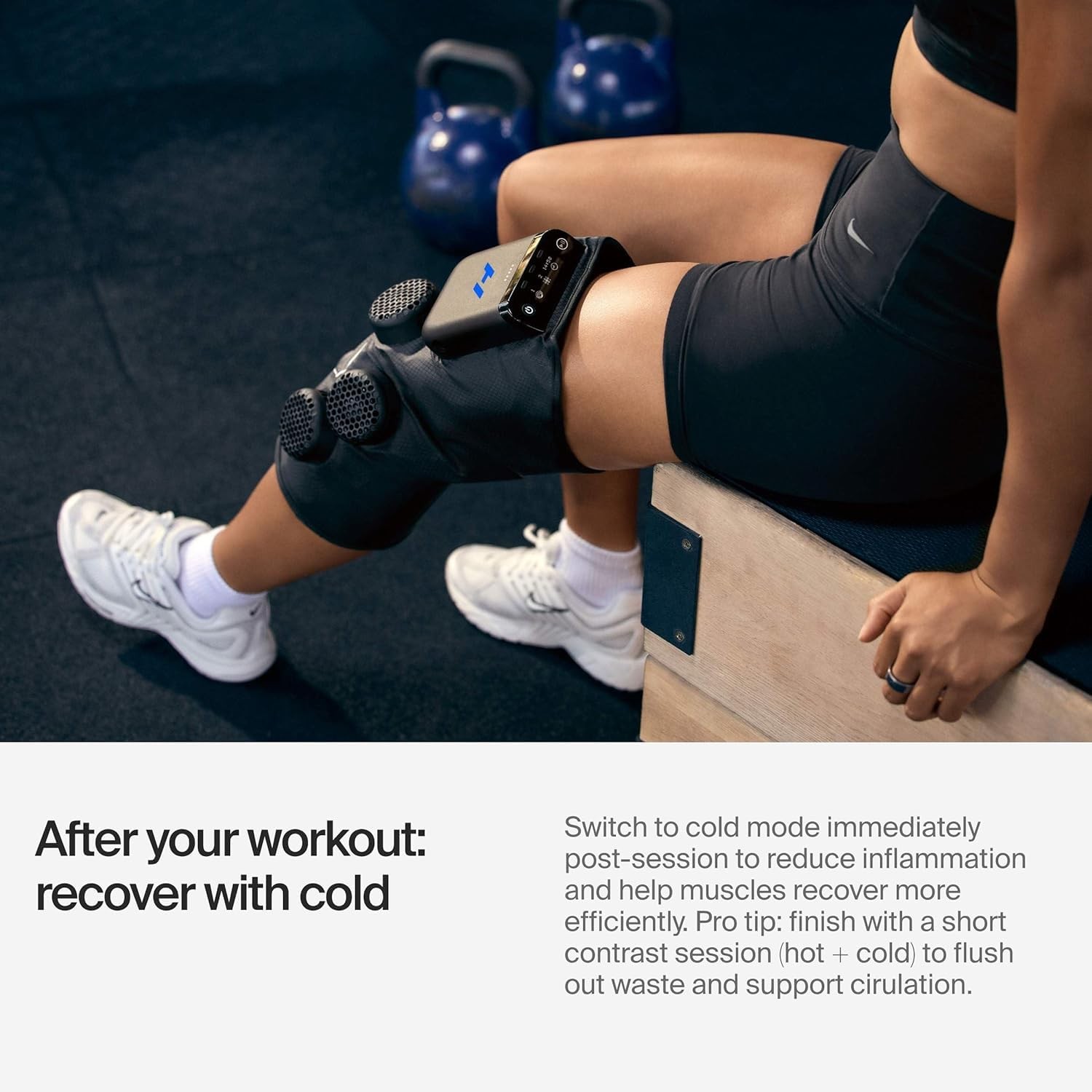 Hyperice X 2 Knee Contrast Therapy Heat Cold Relief