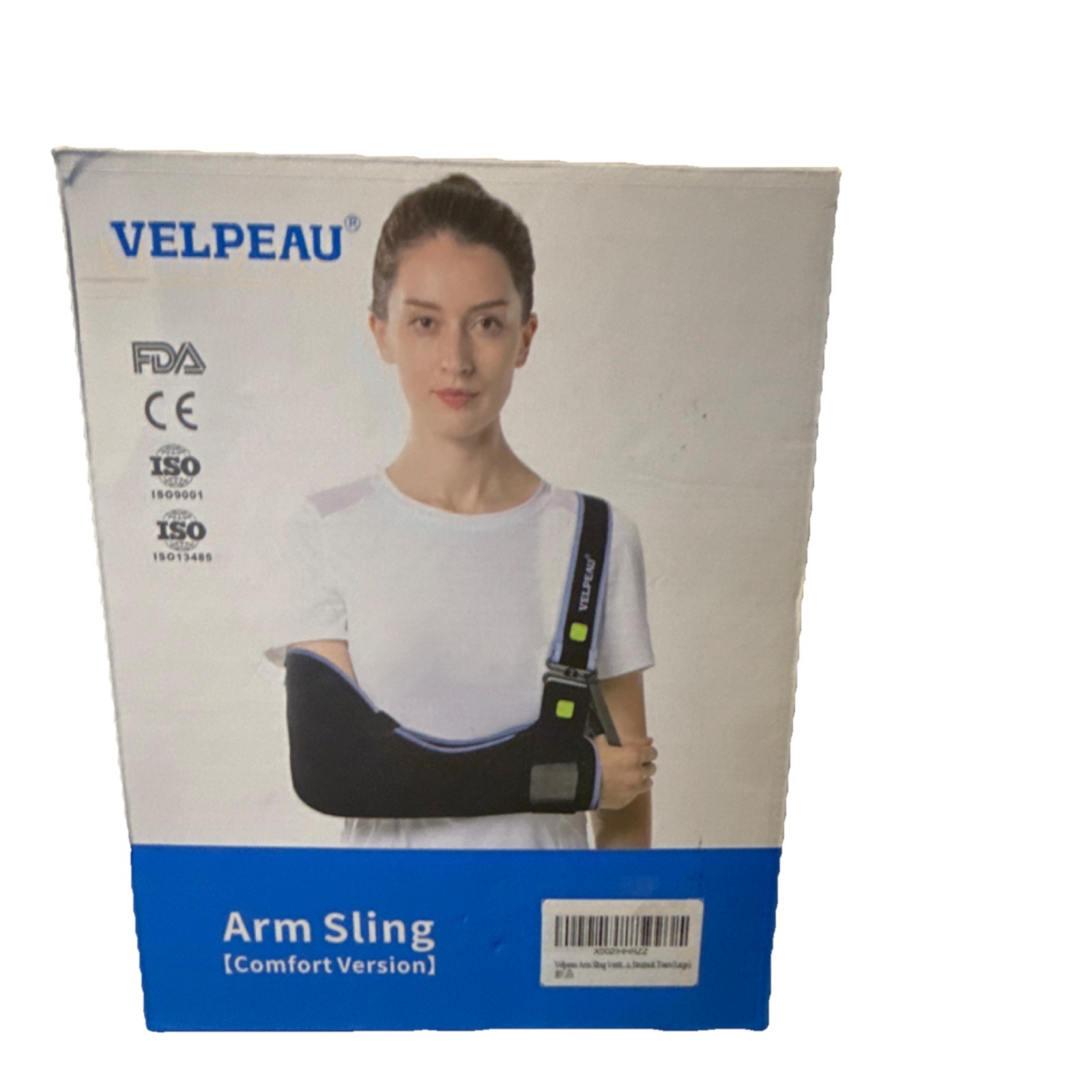 VELPEAU Arm Sling VP0306-M Black Size M for Immobilization