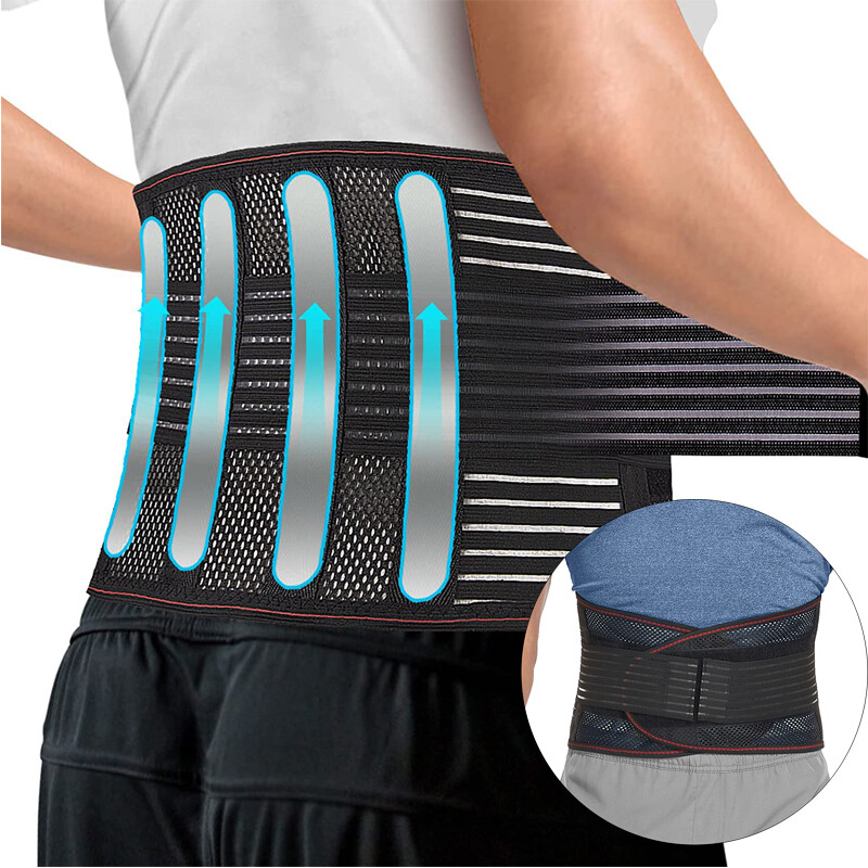 Back Brace Herniated Disc Lumbar Support Belt Lower Pain Support Relief Girdle