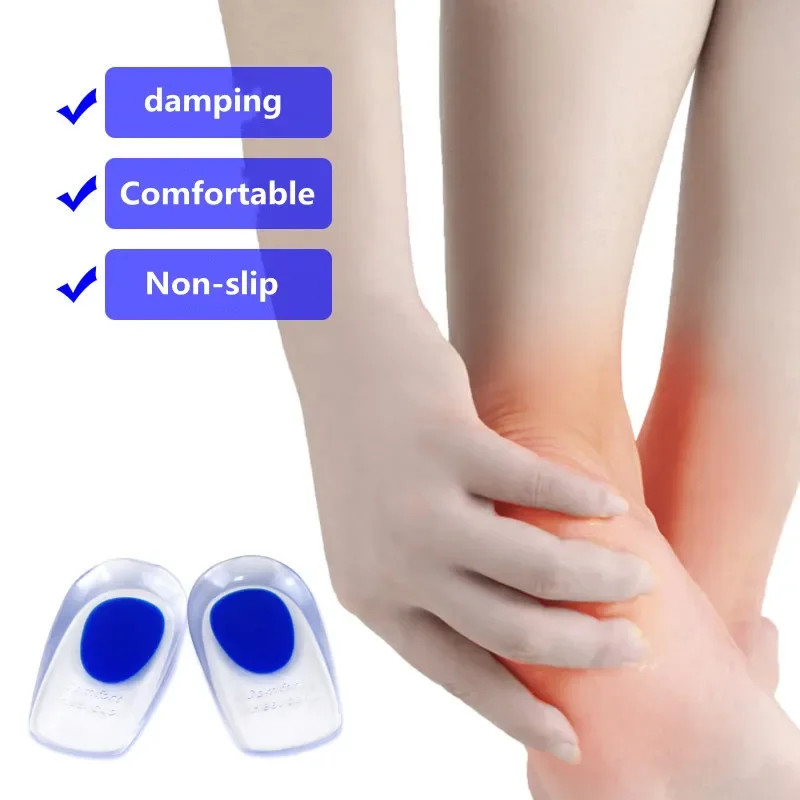 Silicone Gel Pain Cushion Bone Spurs Pain Relief Heel Cushion Thickened