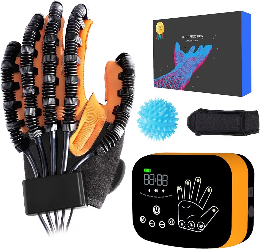 Rehabilitation Robot Gloves for Hand Hemiplegia Stroke Recovery,Size S, Left