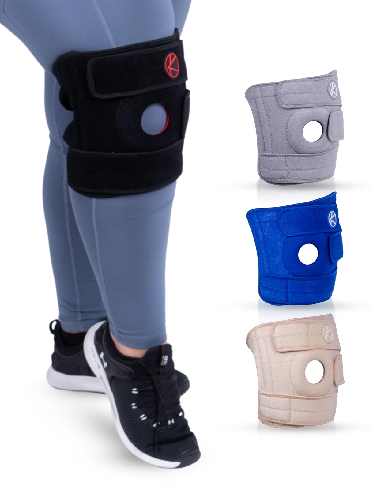 Plus Size Knee Brace for Women & Men Plus Size – Adjustable Knee Support Brac…