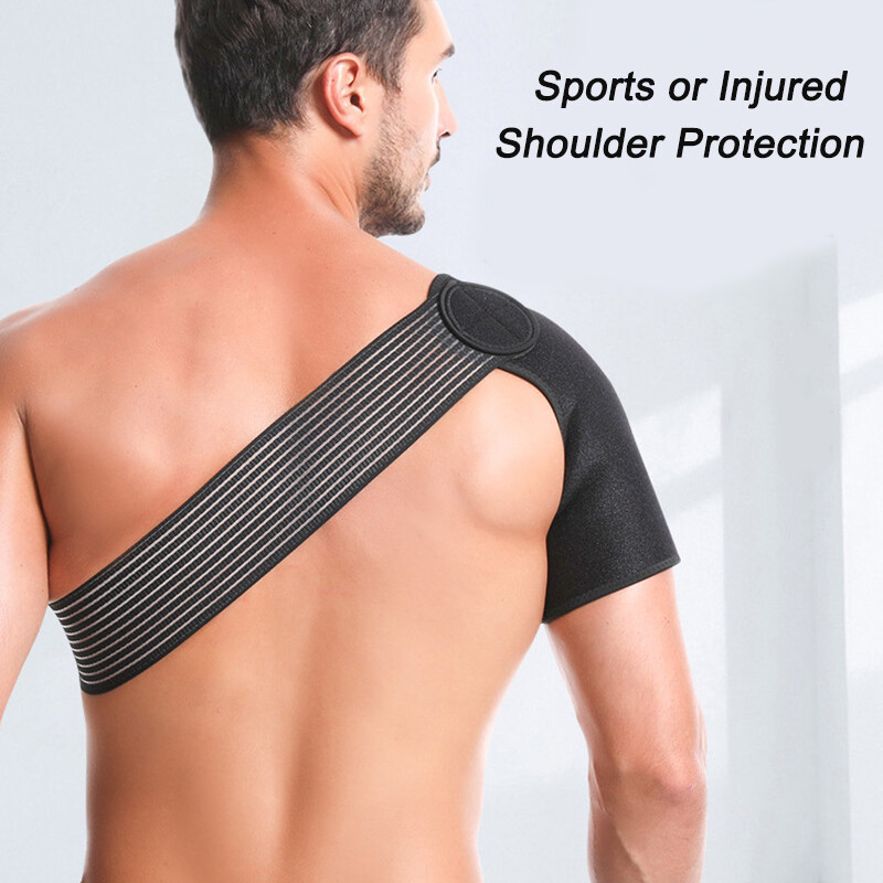 Shoulder Brace Support Rotator Cuff Pain Relief Adjustable Belt Sprains Wrap