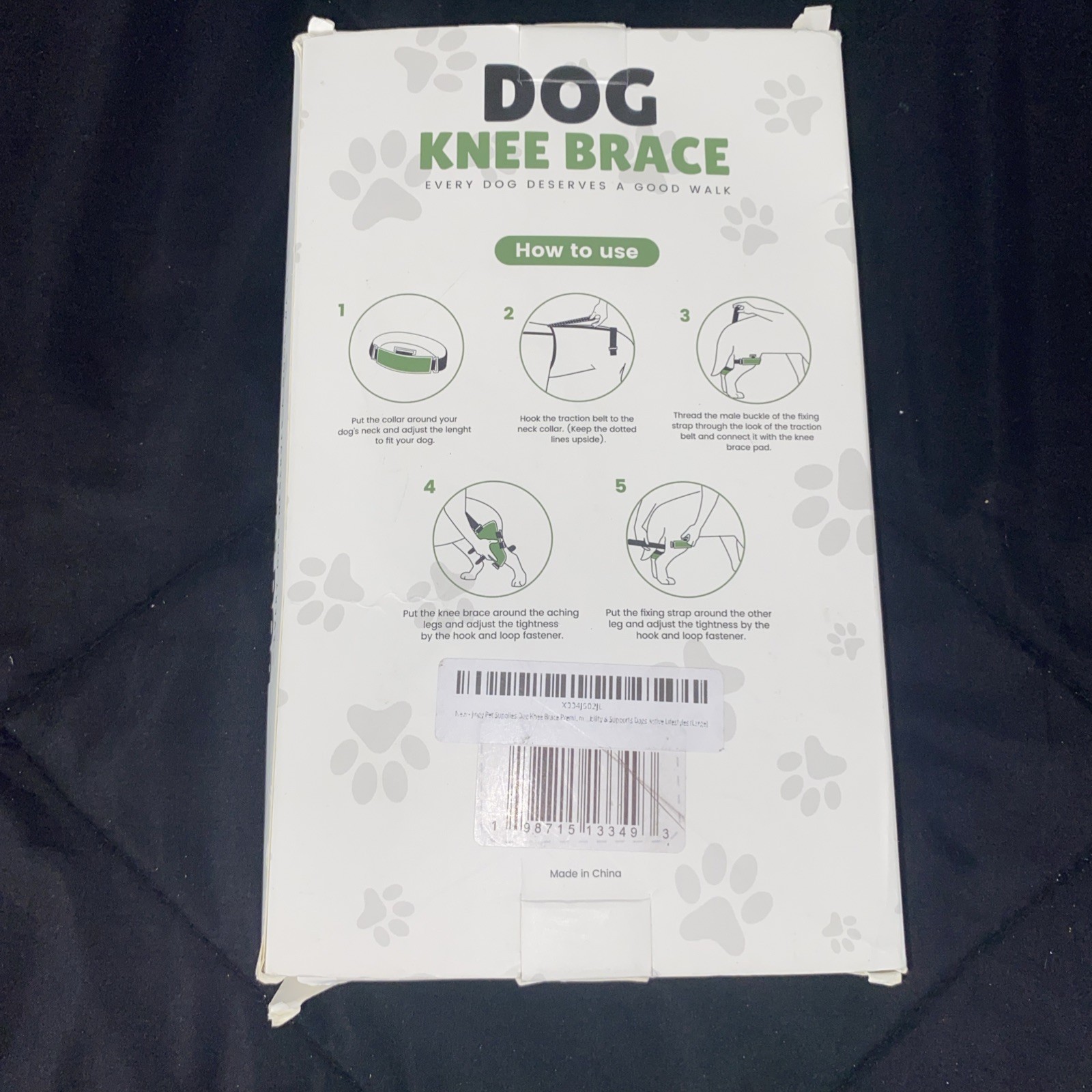 Dog Knee Brace, Dog Leg Brace Dog ACL Brace Hind Leg, Dog Hip Brace, Size: M, L