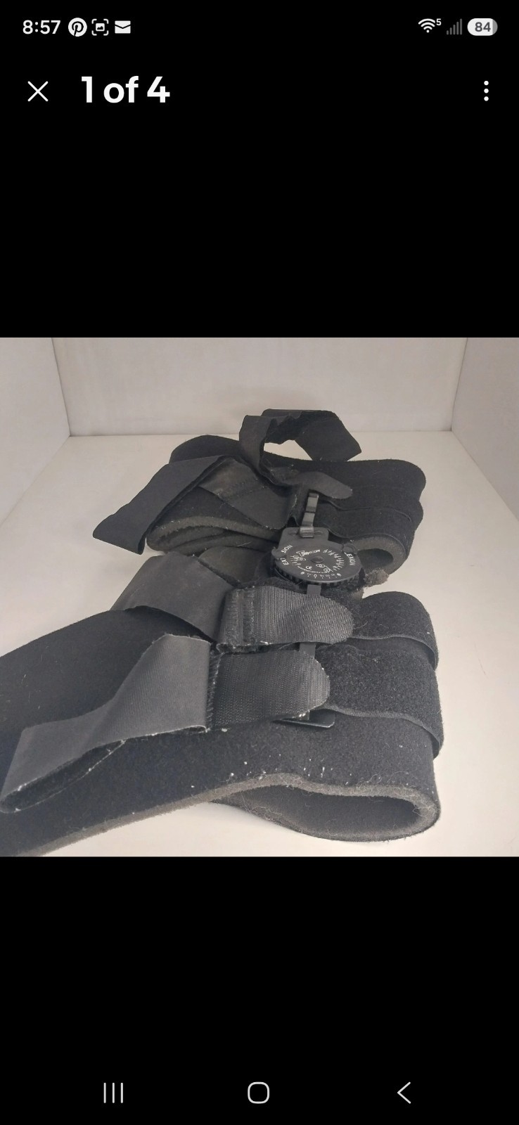 Pre-owned Knee Devise Black