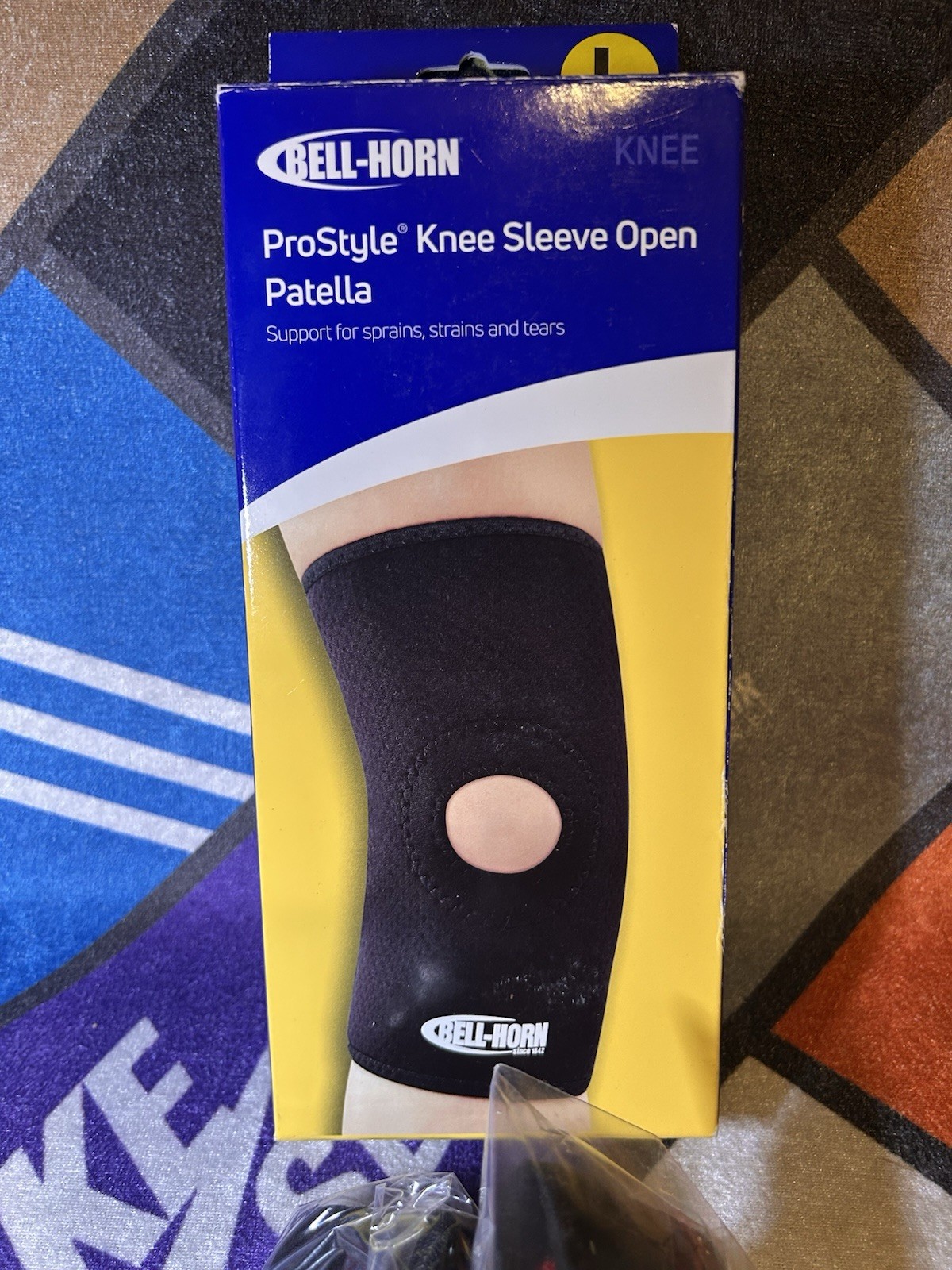 Bell-Horn Prostyle Knee Sleeve Open Patella, Size Large 15-17” 28-43 cm