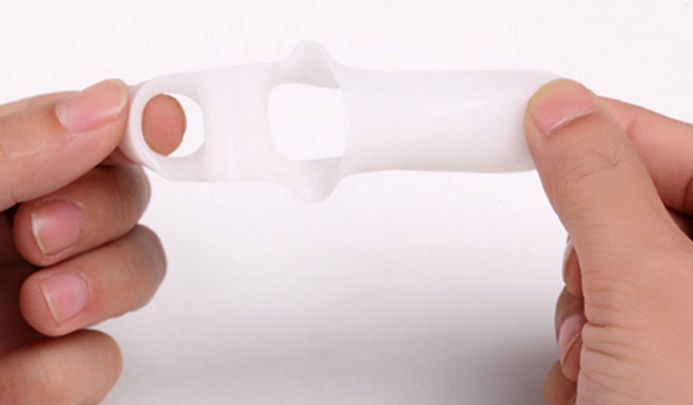 1 Pair Gel Toe Separator Support Bunion Pain Relief Unisex Foot Care Aid Reuse